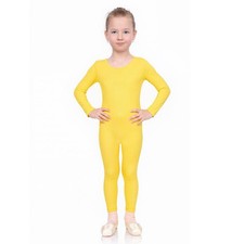Girls Long Sleeve Dance Unitard - Full Body Leotard for Ballet, Gymnastics  ...