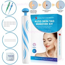 2in1 Painless Auto Skin Tag Mole Wart Removal Device Rubber Bands Alcohol Pad