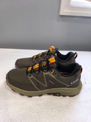 Hi-Tec Men's Waterproof Hiking Shoes Black/Yellow US 9 Medium CH80104W-BV #150
