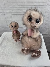 Ty Beanies Henna 17" & Beanie Boos 6"CLEAN & SMOKE FREE Black Tipped &Rose Gold