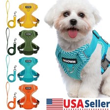 Cat Dog Pet Harness Adjustable Vest Dogs Reflective Leash Safety Strap Vest S-XL