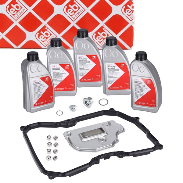 febi Getriebefilter Satz 09G 6-Gang 5L GetriebeöL FüR VW Golf 5 Passat B6 Touran-image