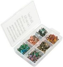 Creative Impressions Mini Painted Metal Paper Fasteners Kit, Assorted Colors Rou