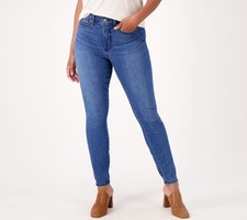 NYDJ Women's Pants Sz 8 Tall Le Silhouette High Rise Ami Skinny Blue A551736