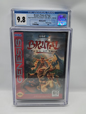 Brutal: Paws of Fury (Sega Genesis, 1994) NEW Sealed CGC Graded 9.8 A+