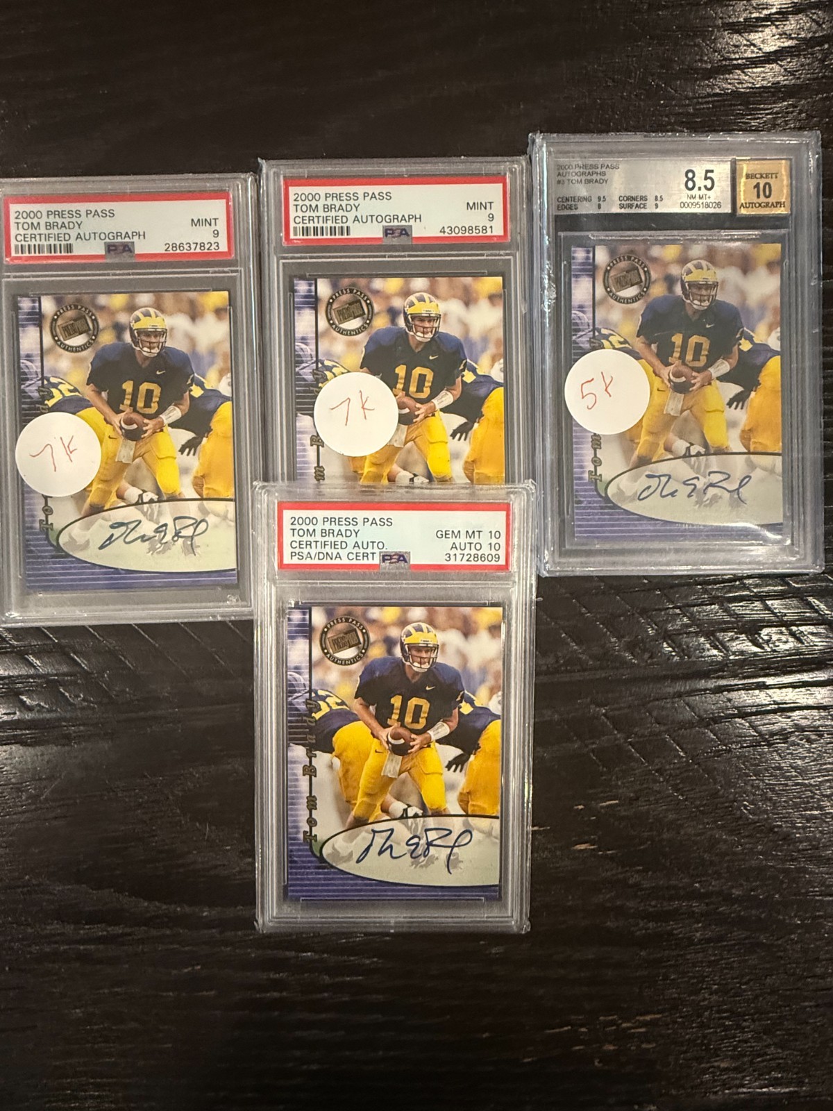 2000 Tom Brady Super Rookie Collection 200+ card lot SPX/CONTENDERS/EX, etc GOAT view 13