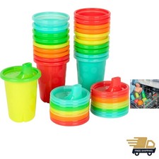 Take  Toss Spill Proof Sippy Cups - Rainbow Party Pack - Reusable Toddler Cu...
