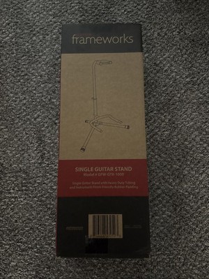 NEW - Gator Frameworks Adjustable Guitar Stand Single Heavy Duty Tubing Padding