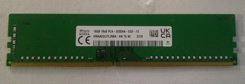 SK Hynix 16GB 1Rx8 PC4-3200AA DDR4 Memory Ram HMAA2GU7CJR8N-XN