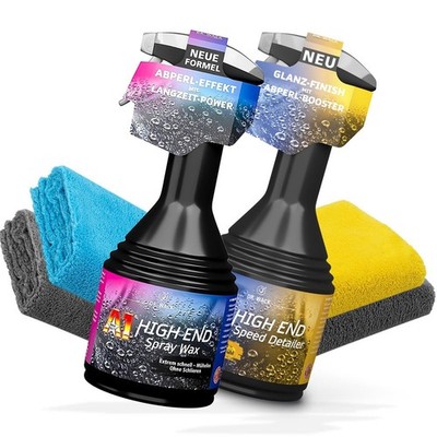 Dr. Wack Detailer & Spray Wax Set A1 HIGH END Sprühwachs + Mikrofasertücher
