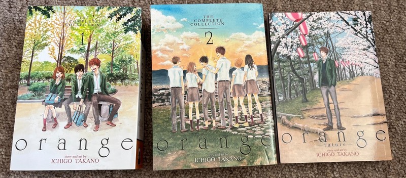 Orange manga by Ichigo Takano (English) Complete Collection 1 &2 and Future: 6