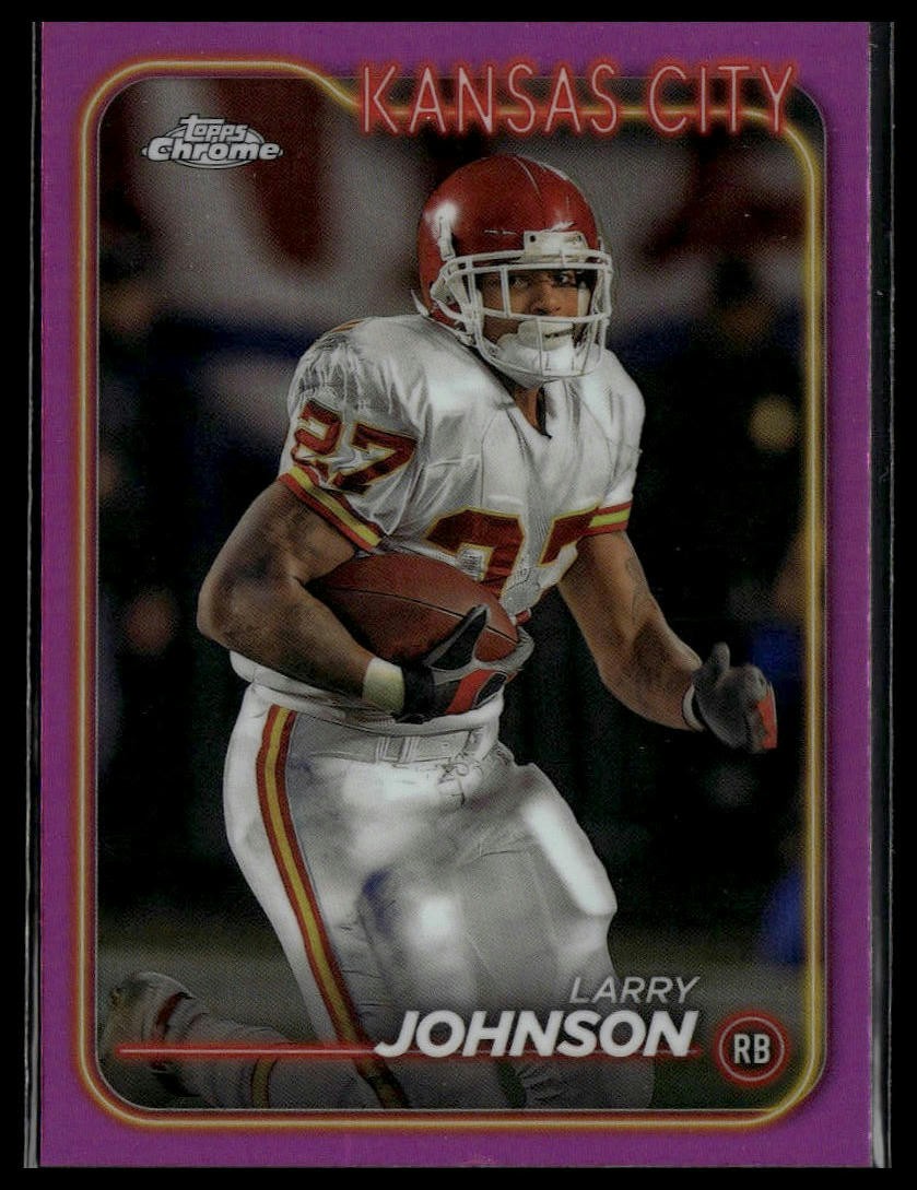 2024 Topps Chrome #99 Larry Johnson Pink Refractor