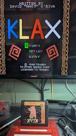 Klax Tengen Nintendo Entertainment System NES Cleaned and Tested Working