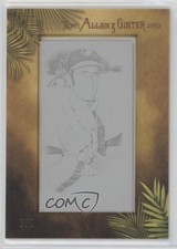 2019 Allen & Ginter Framed Printing Plate Mini Black 1/1 Jim Palmer #76 HOF 0dj8