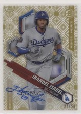 2018 Bowman High Tek Gold Rainbow Diffractor 25/50 Ibandel Isabel Auto 7m3