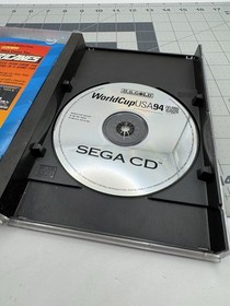 World Cup USA '94 (Sega CD, 1994) Case, CD & Manual Included Tested & Works