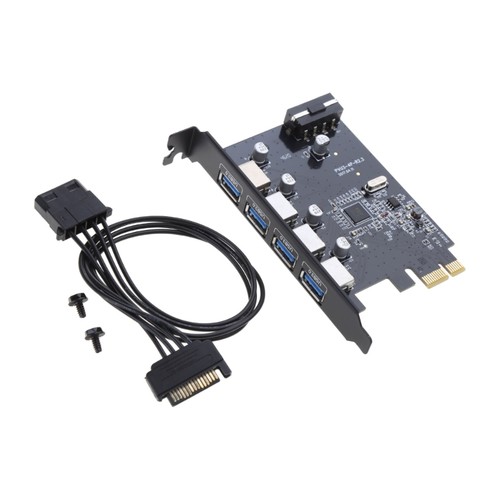 High-speed USB3.0 PCI-E Expansion Card 4 Pin Interface Low Power Consumption - Afbeelding 2 van 8