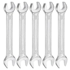 5pcs Double Open End Wrench 8mm x 10mm Metric U-Shaped Spanner