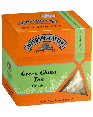 Windsor-Castle Green China Tea, 18 Pyramidenbeutel (MHD: 30.08.2026)
