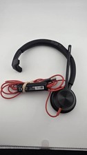 Poly Blackwire C5210T USB Headset Mono w Mic Tested Working