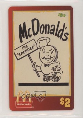 1996 McDonald's Assets Collectible Cards $2 Phone Numbered to 6100 /6100 #17 2k3