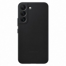 Samsung Genuine Black Leather Case EF-VS901 for Galaxy S22