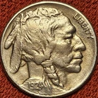 1924 S Buffalo Nickel 5C Coin Key Higher Grade XF Details Nearly Full Horn