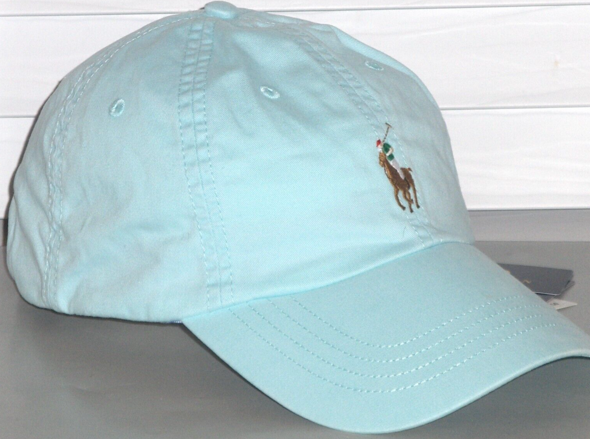 POLO RALPH LAUREN Men's Pony Baseball Ball Cap Hat, LIGHT