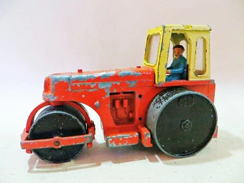 DINKY 279 'AVELING BARFORD DIESEL ROAD ROLLER' ORANGE. VINTAGE. ORIGINAL