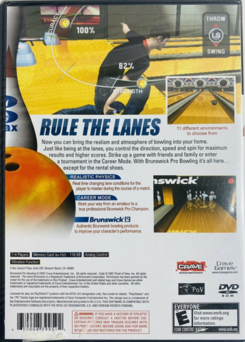 Brunswick Pro Bowling PlayStation 2, 650008399592 eBay photo