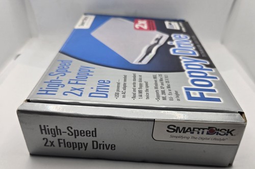 SmartDisk High Speed 2x Floppy Drive Titanium Edition USB Powered External 1.44 - 第 6/9 張圖片