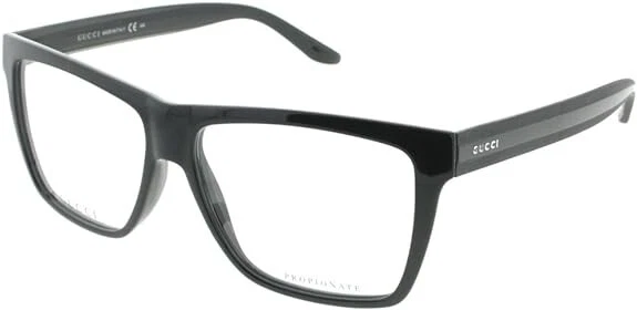 Gucci GG 1008 052R BKSMT Eyeglasses Shiny Black Black 55 14 150