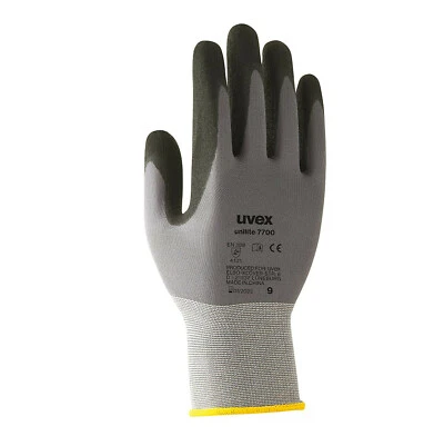 4 PAIRS Uvex Safety Gloves Hi-Dexterity Handling or Assembly Work Unilite 7700
