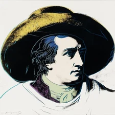 ANDY WARHOL Pop Art Poster or Rolled Canvas Print "GOETHE" D