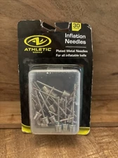 30 pc NEEDLE Pin Inflating Air Pump Nozzle Sports Ball Soccer Basket / Football