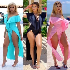 Women Bikini Cover Up Swimwear Swimsuit Bathing Suit Summer Beach Dress