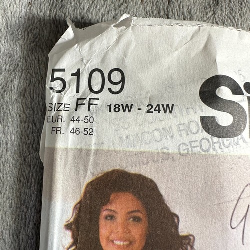 Simplicity 5109 Khaliah Ali Plus Sz Sewing Pattern 18W-24W Skirt Pants Top Boho - Picture 2 of 7