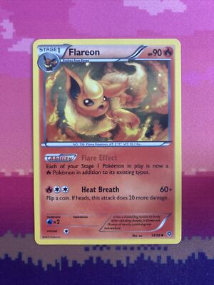 Pokemon Karte Flareon Ancient Origins Cosmo Holo 13/98 Near Mint