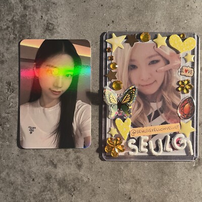 LE SSERAFIM Kazuha Unforgiven Rose Ktown4U Holo POB Kpop Selfie Photocard 