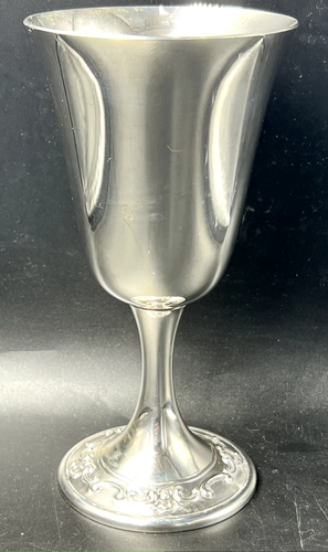 GORHAM STERLING SILVER STRASBOURG 6 1/2" GOBLET #1128 170+ grams of .925
