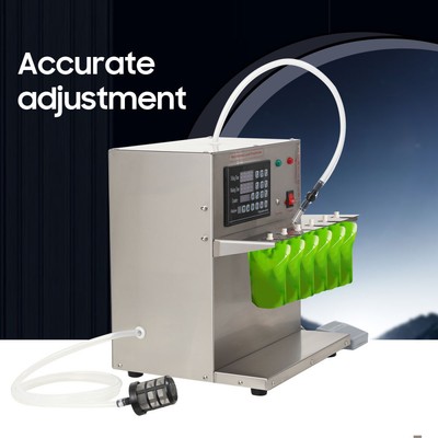 45W High Accuracy Spout Pouch Filling Machine 6 Head Automatic Hot Liquid Filler