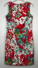 Alyx Dress Womens 8 Sheath Floral Sleeveless Spring Summer Wedding Easter