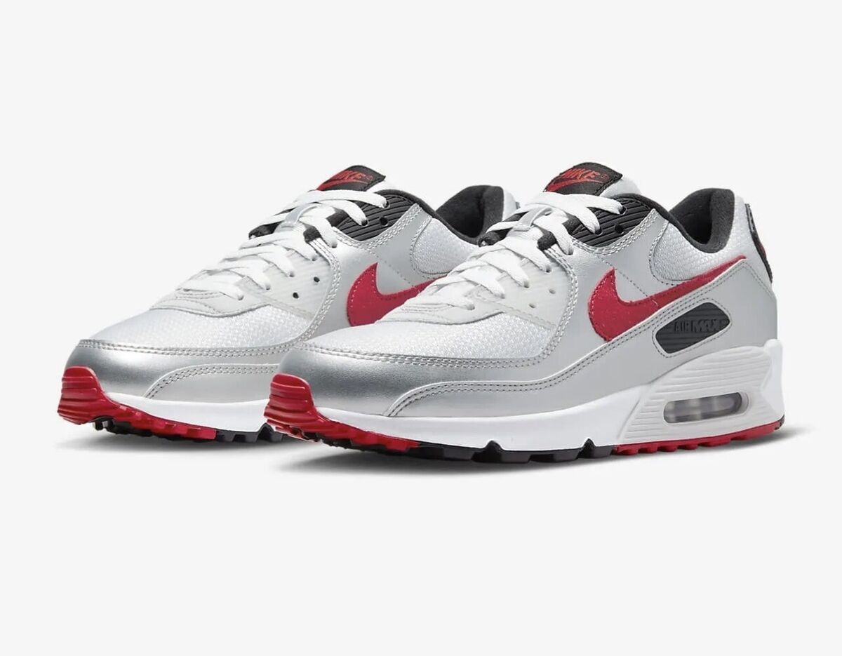 Nike Air Max 90 Icons Silver Bullet DX4233-001 AUTHENTIC NEW Nike Air Max 90 Icons Silver Bullet DX4233-001 AUTHENTIC NEW