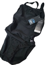 Speedo Women's Swimsuit One Piece ProLT Super Pro Solid Adult Team Black, 6/32