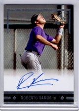 2018 LEAF ULTIMATE DRAFT ROBERTO RAMOS ROOKIE RC AUTO #GLRRR1