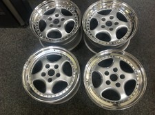 4 New Rh Speedline Cup 3-piece 18 X 8 10 Porsche 964 Turbo 3.3 3.6 965 