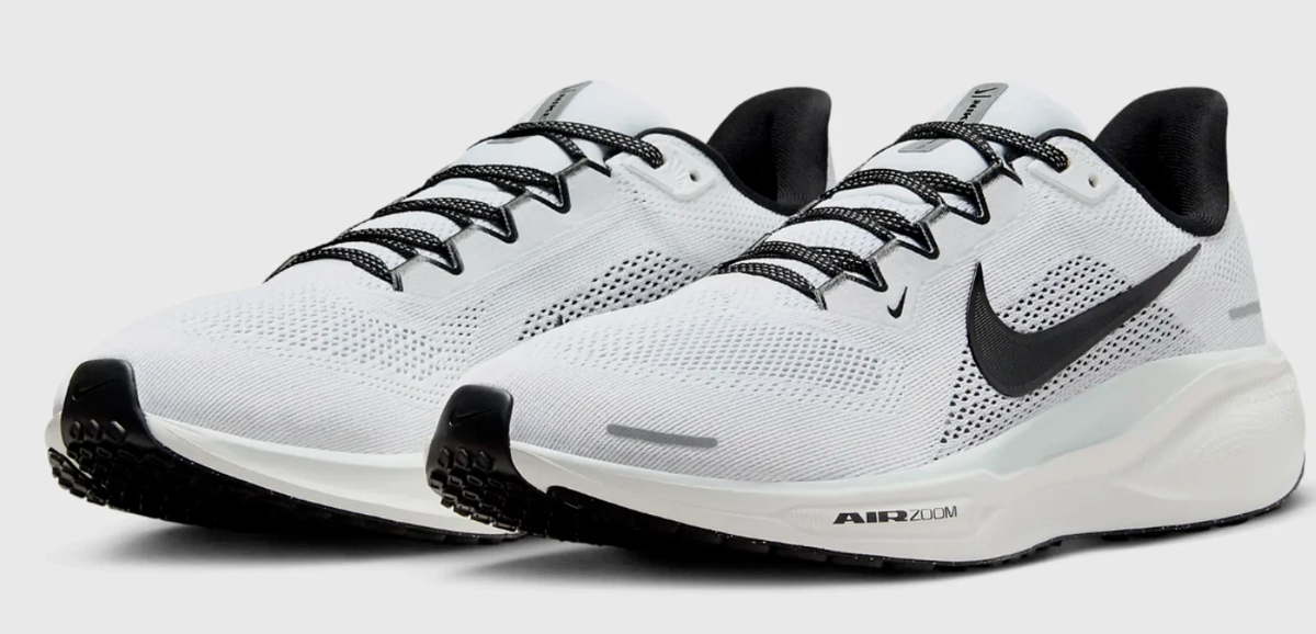 Nike Pegasus 41 White Black Pure Platinum FD2722-105 Men's Size