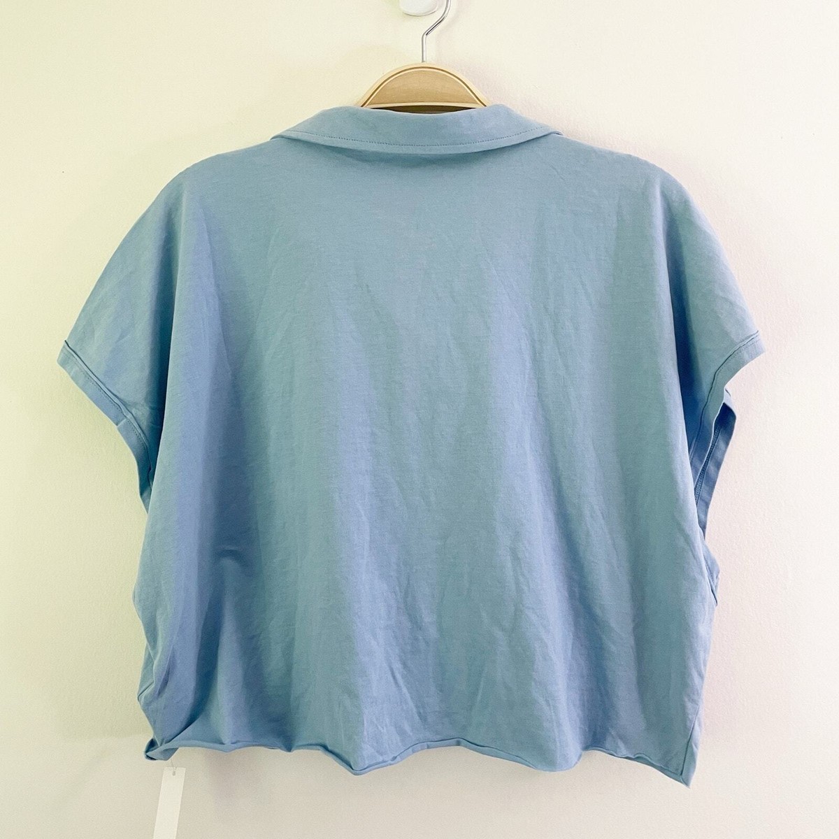 NWT Madewell MWL Polo Twist Tee: Botanical Dye Edition Size