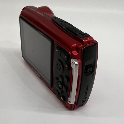 Olympus Stylus Tough 3000 Waterproof Red Digital Camera 12MP