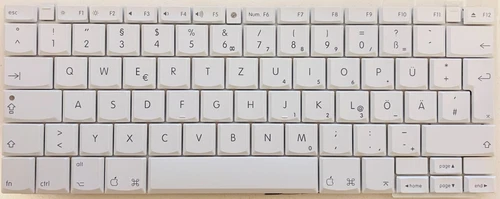 orig. deutsche QWERTZ Tastatur für Apple iBook 12" A1054 A1133 Serie